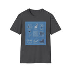 Camping Gear Blueprint T-Shirt
