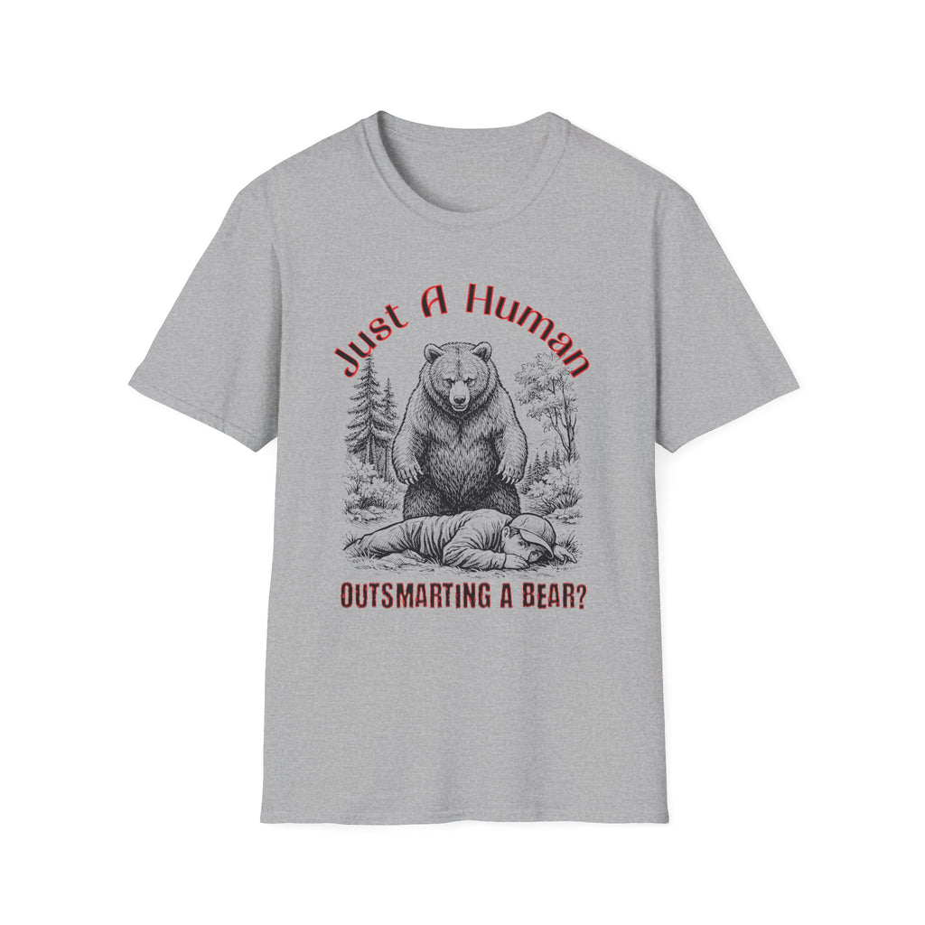 Human Outsmarting A Bear T-Shirt