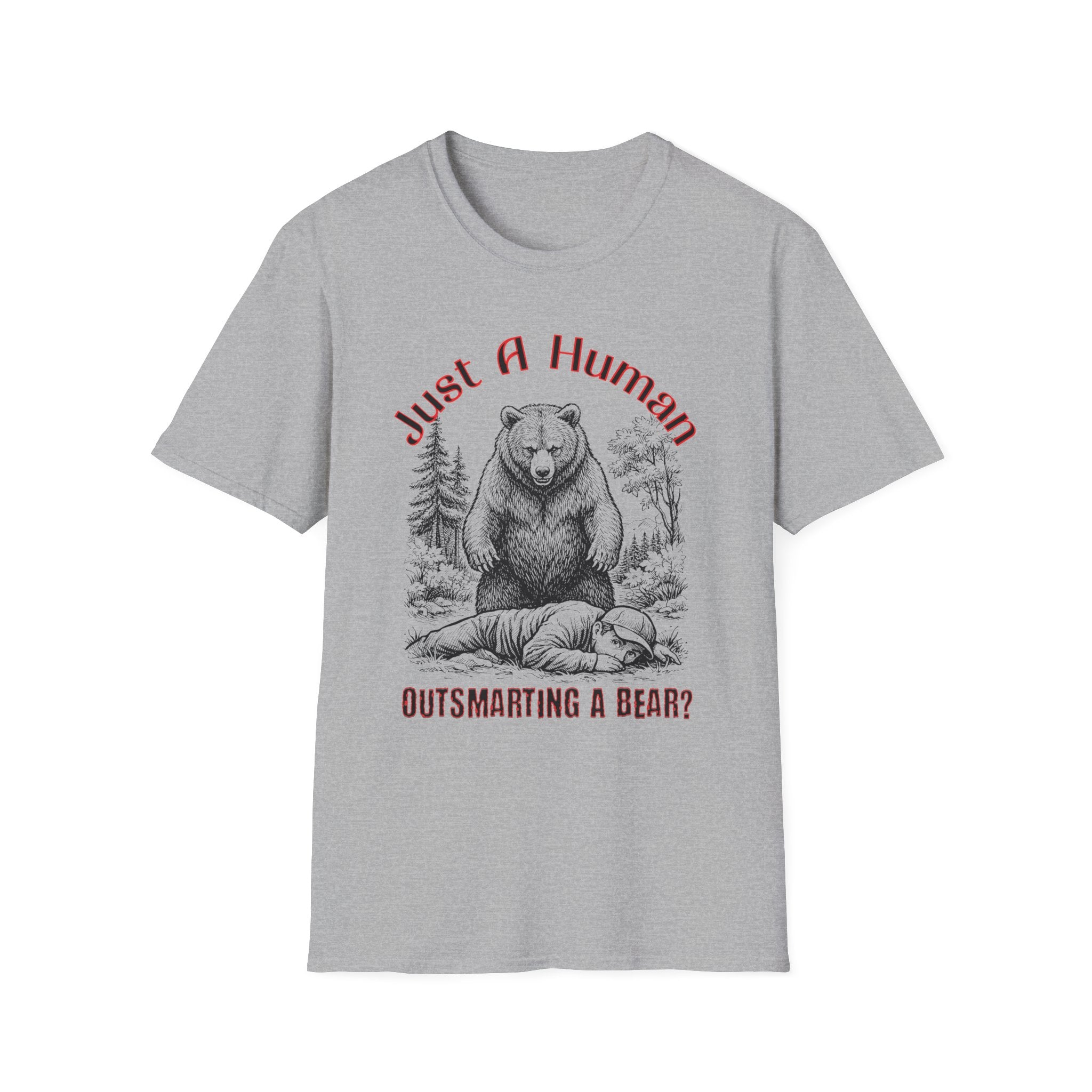 Human Outsmarting A Bear T-Shirt