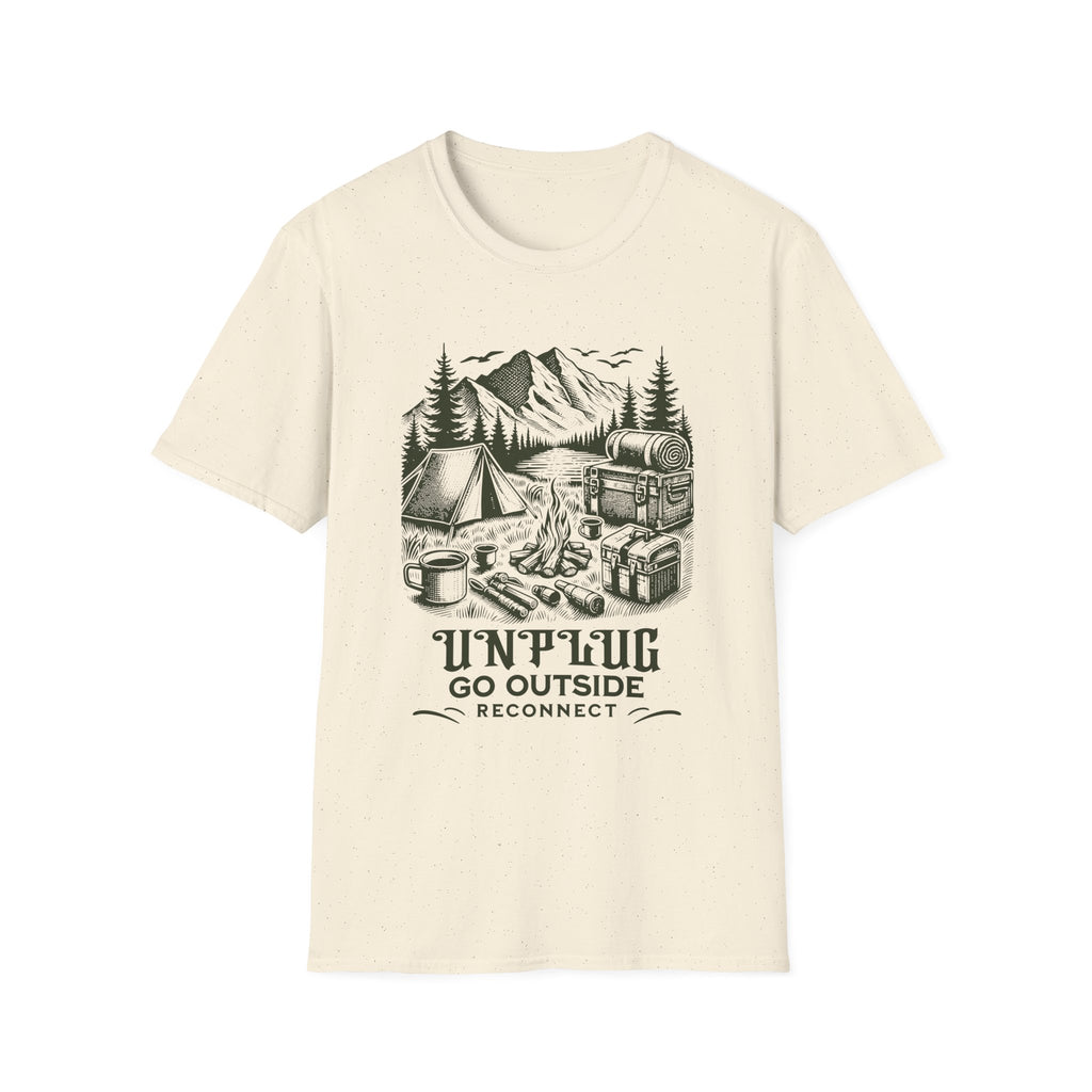 Unplug Go Outside Camping  T-Shirt
