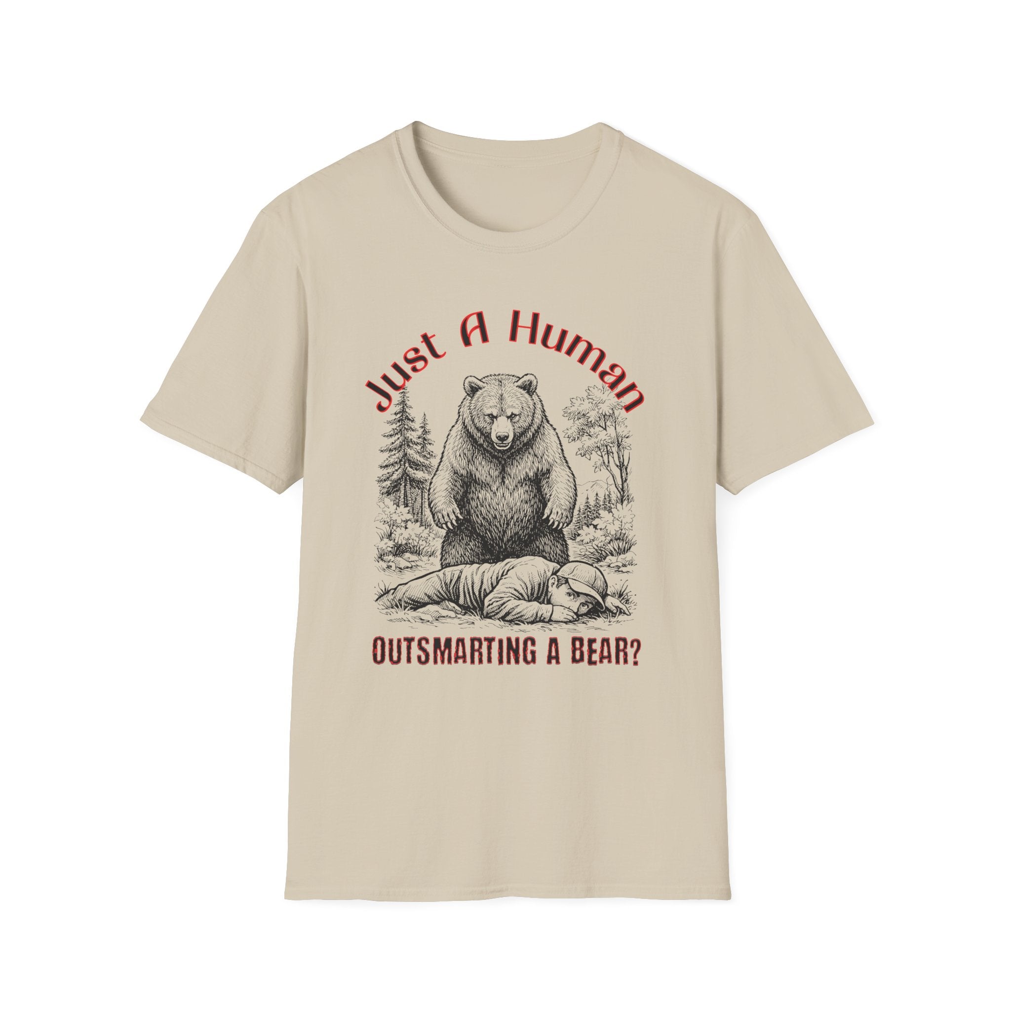 Human Outsmarting A Bear T-Shirt