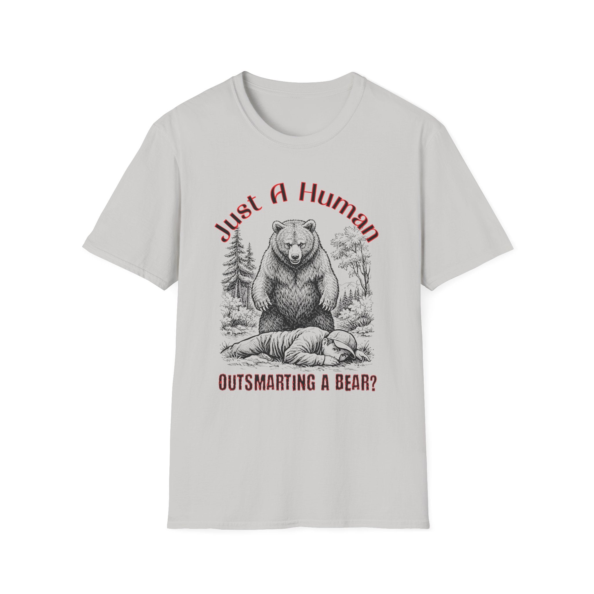 Human Outsmarting A Bear T-Shirt