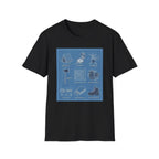 Camping Gear Blueprint T-Shirt