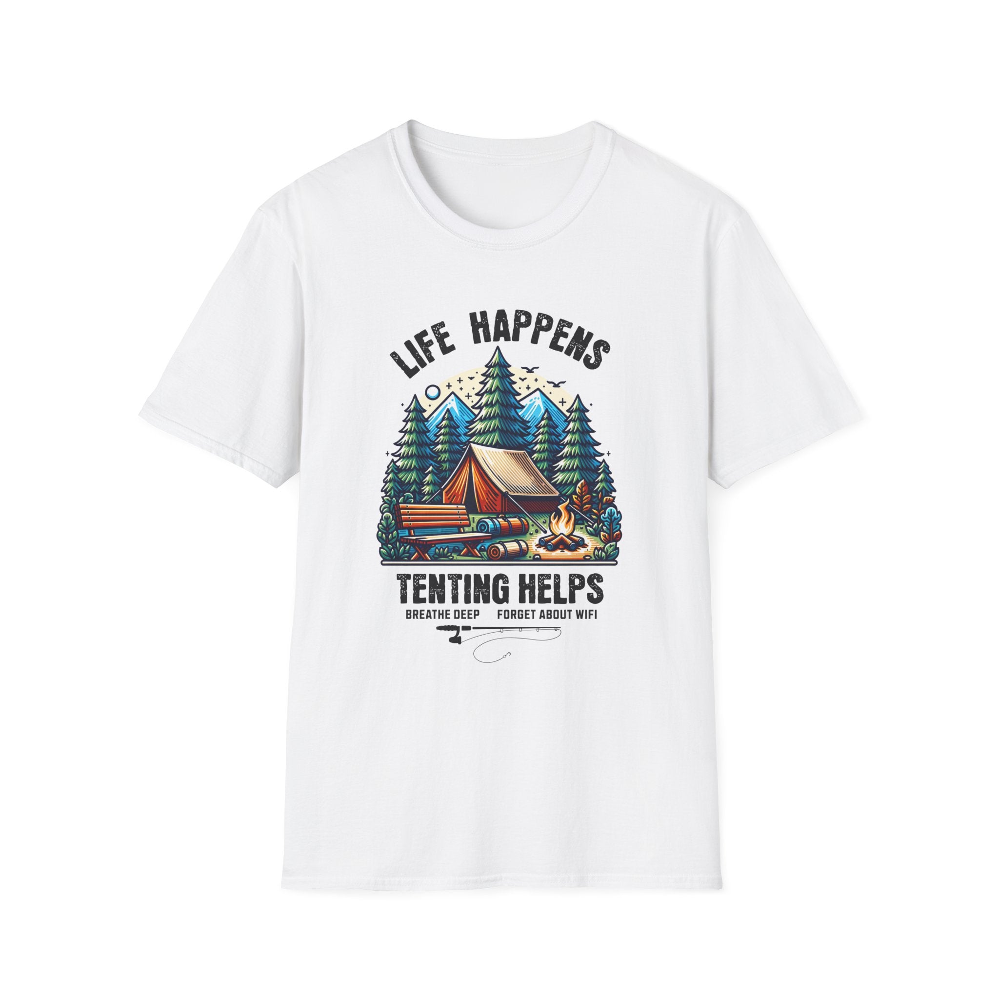 Life Happens,Tenting Helps  T-Shirt