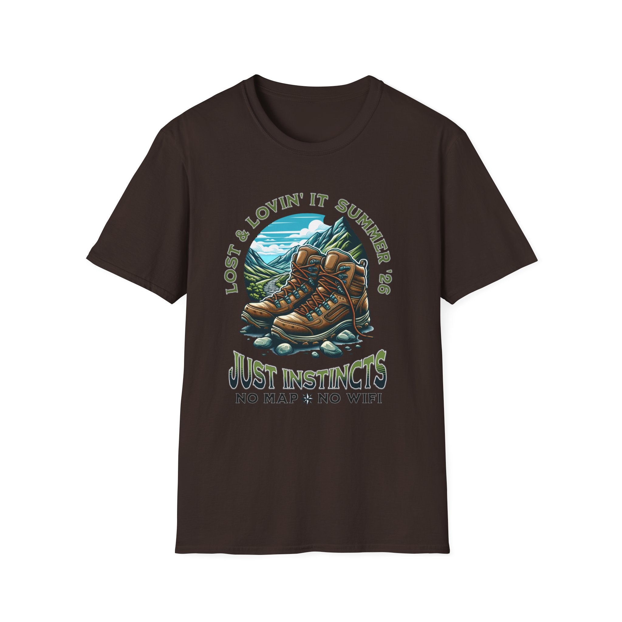 Just Instincts: No Map No WiFi  T Shirt