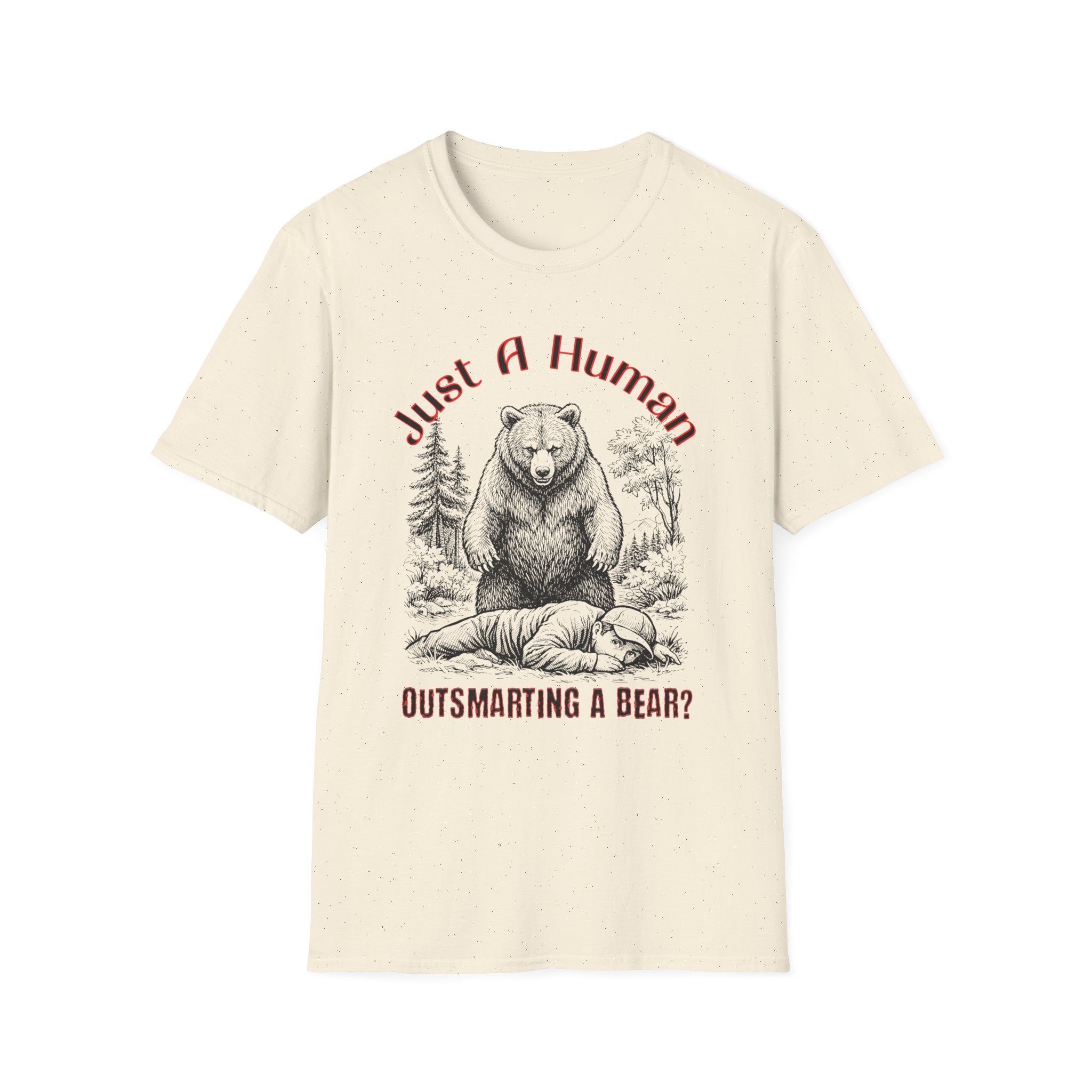 Human Outsmarting A Bear T-Shirt