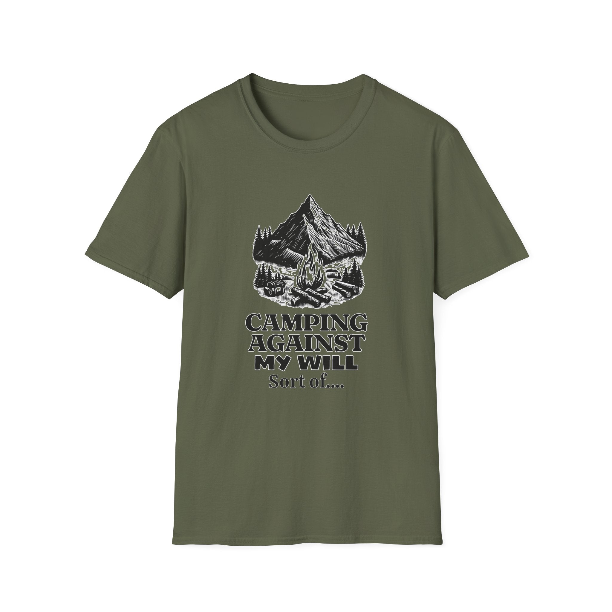 Camping Against My Will  T-Shirt