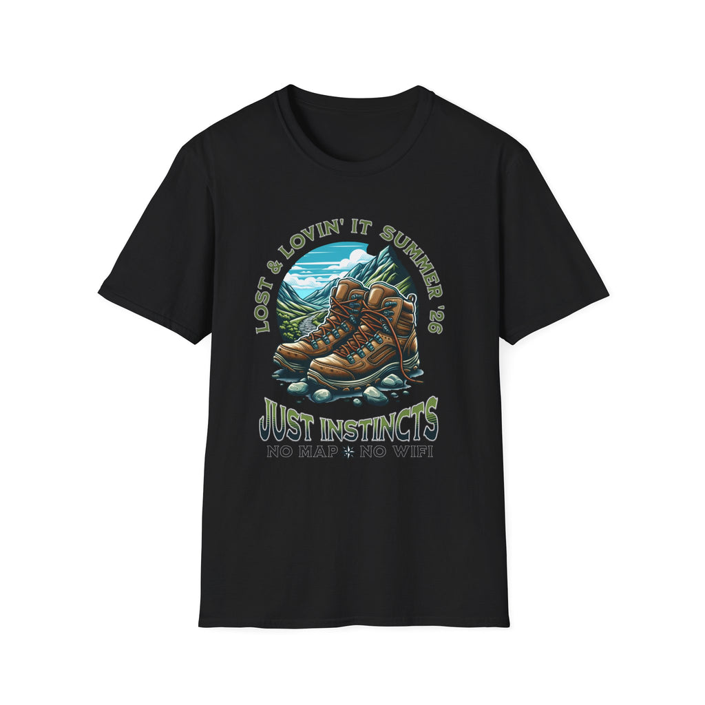Just Instincts: No Map No WiFi  T Shirt