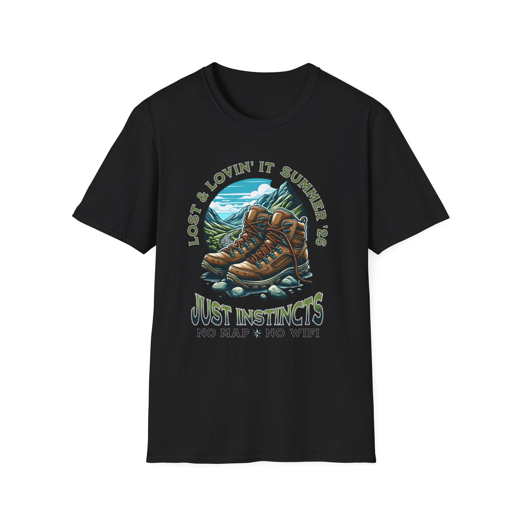 Just Instincts: No Map No WiFi  T Shirt