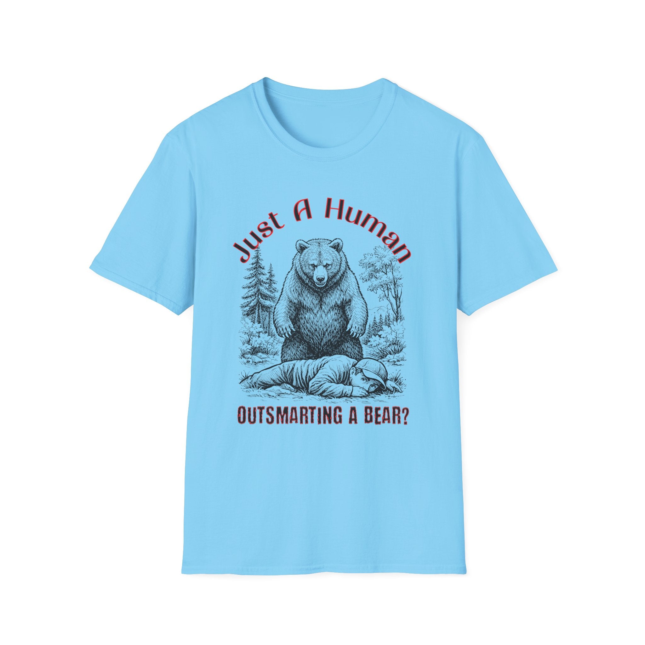 Human Outsmarting A Bear T-Shirt