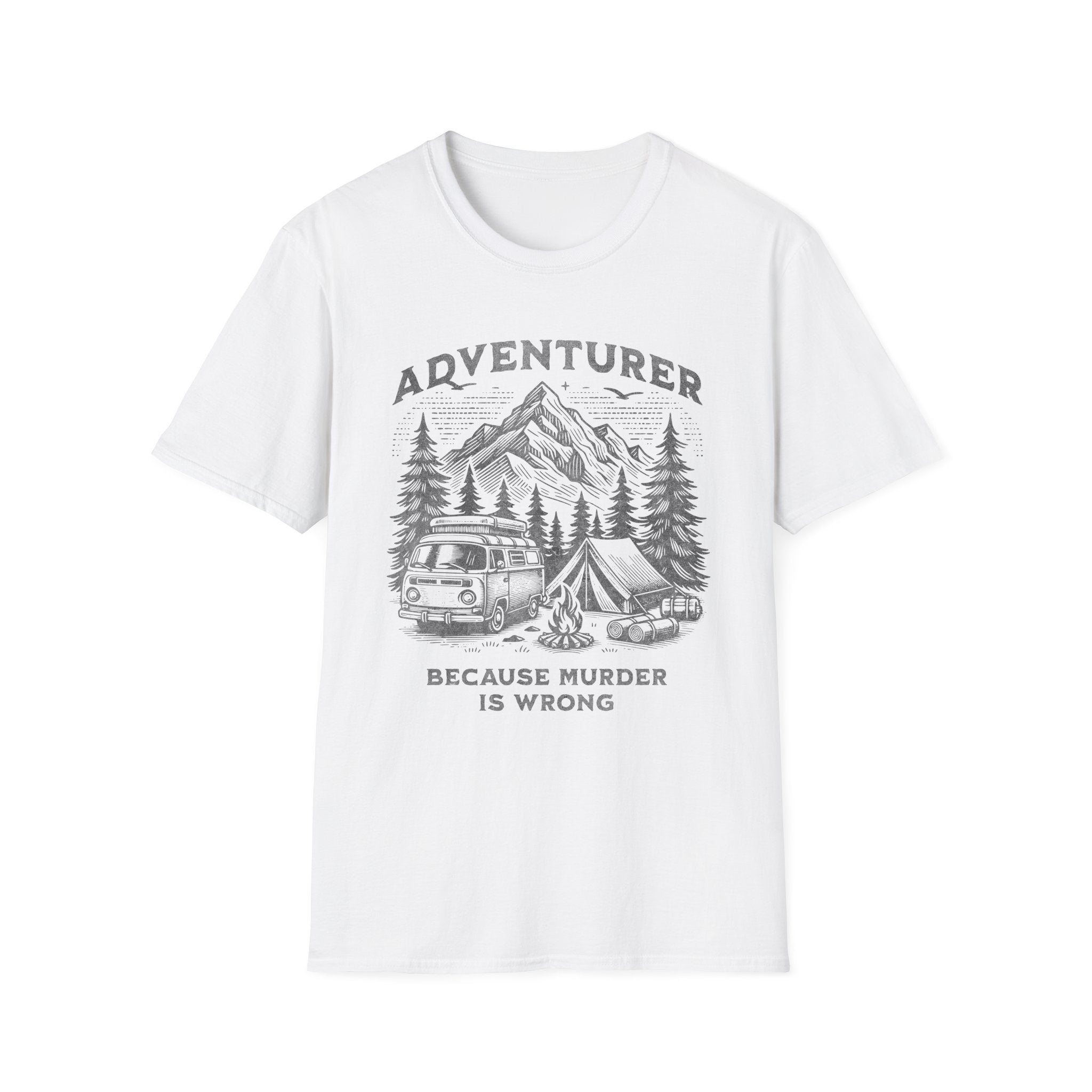 Adventurer: Because Murder Is Wrong T-Shirt
