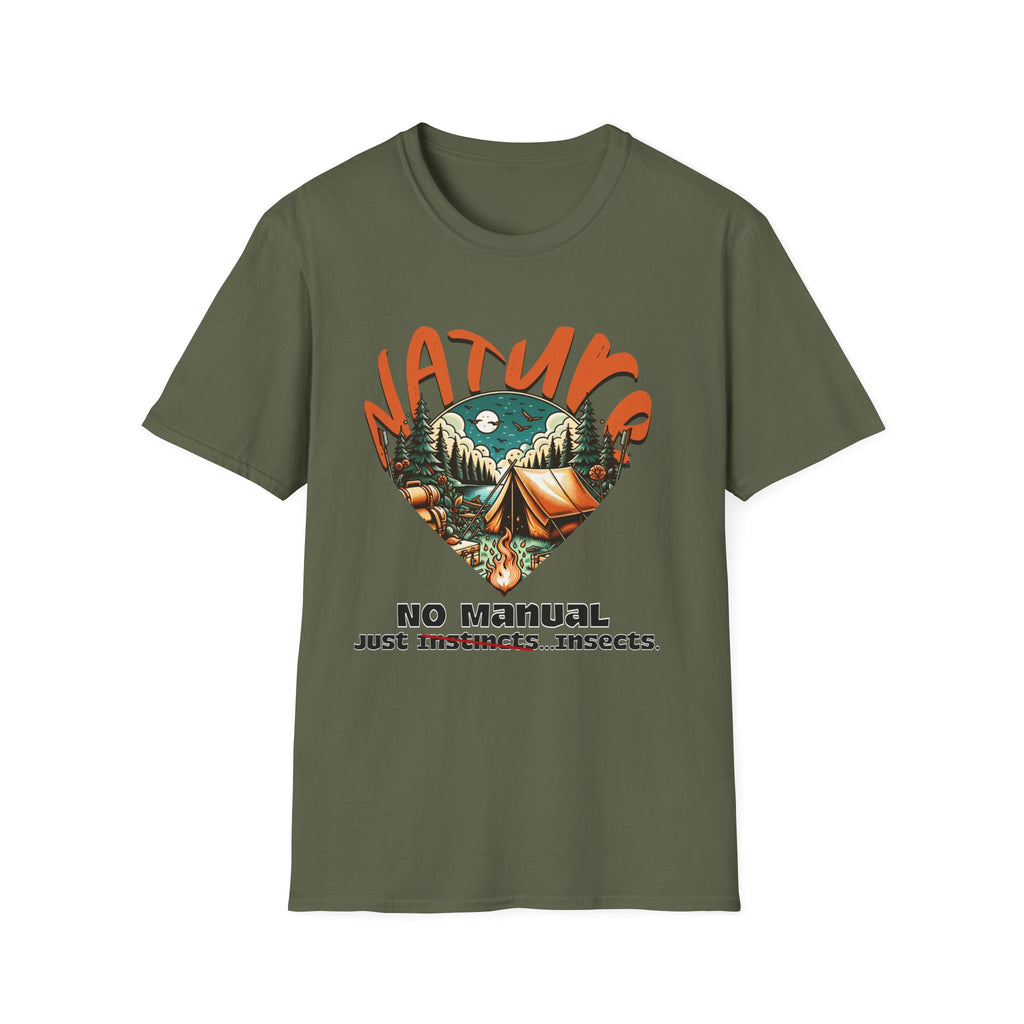 No Manual: Just Instincts  T-Shirt