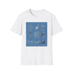 Camping Gear Blueprint T-Shirt