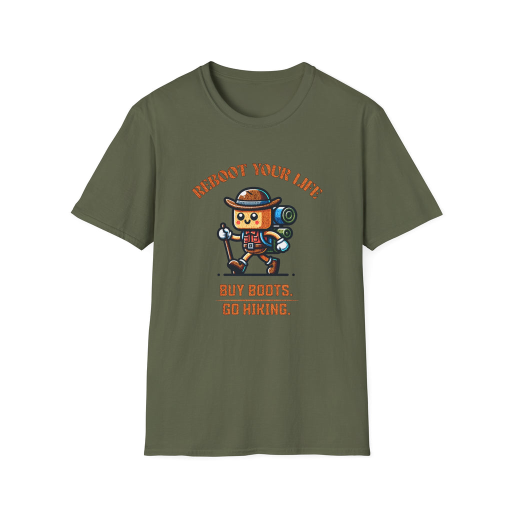 Reboot Your Life: Buy Boots  T Shirt