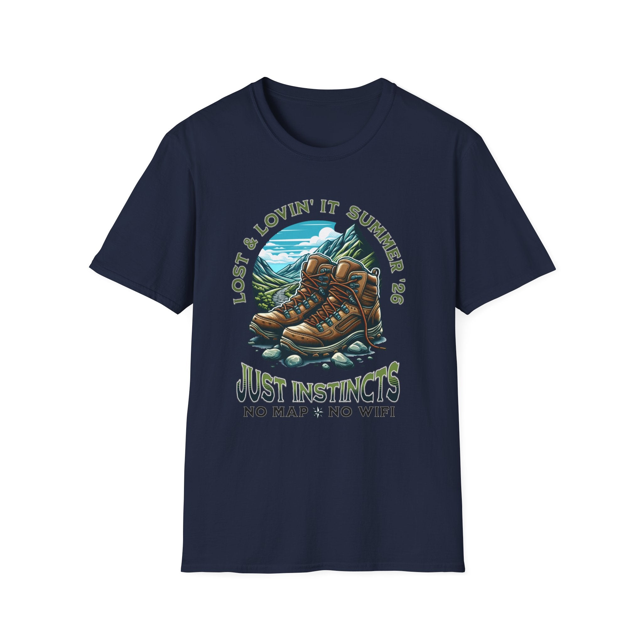 Just Instincts: No Map No WiFi  T Shirt