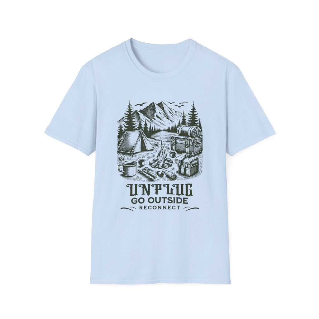 Unplug Go Outside Camping  T-Shirt