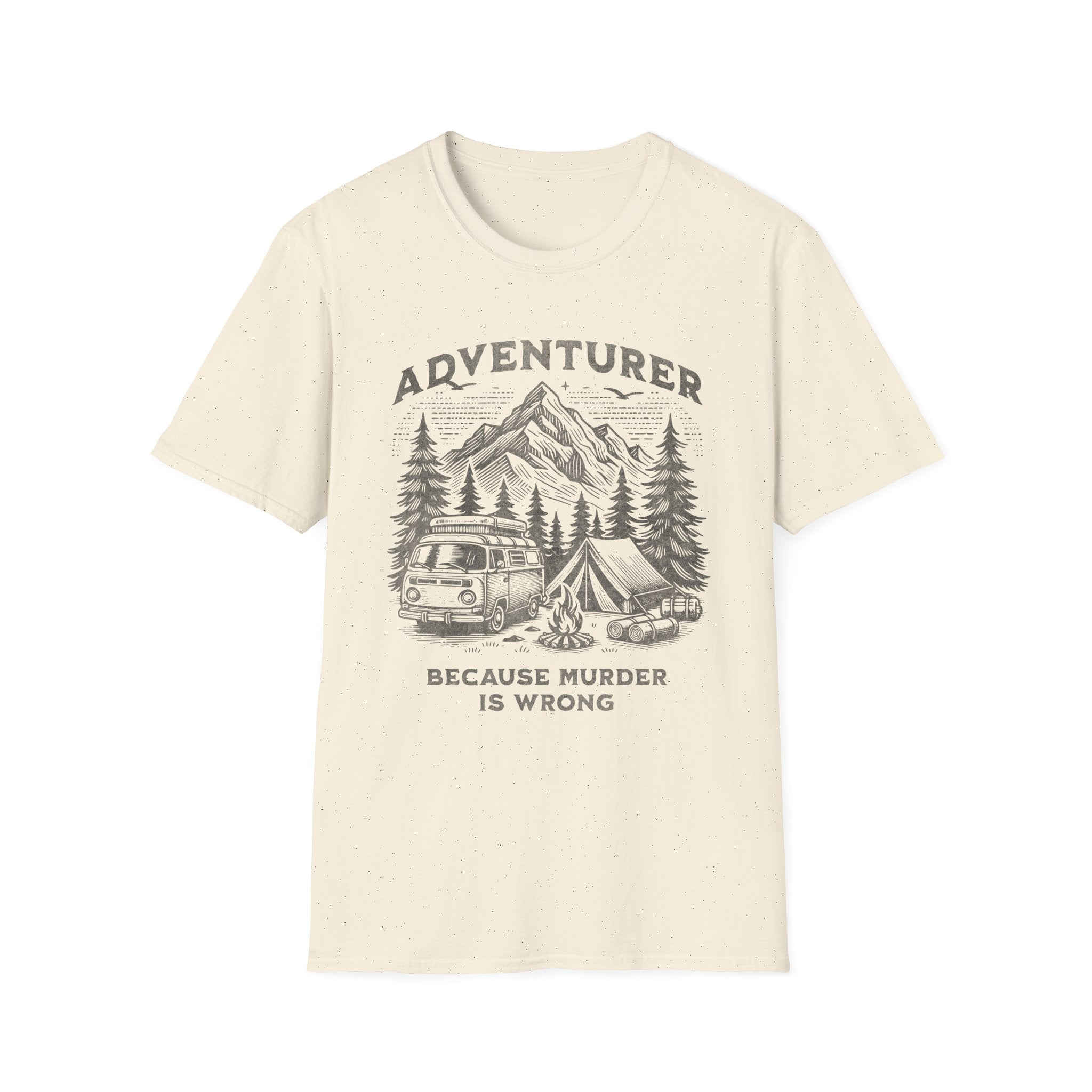 Adventurer: Because Murder Is Wrong T-Shirt