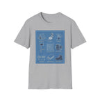 Camping Gear Blueprint T-Shirt
