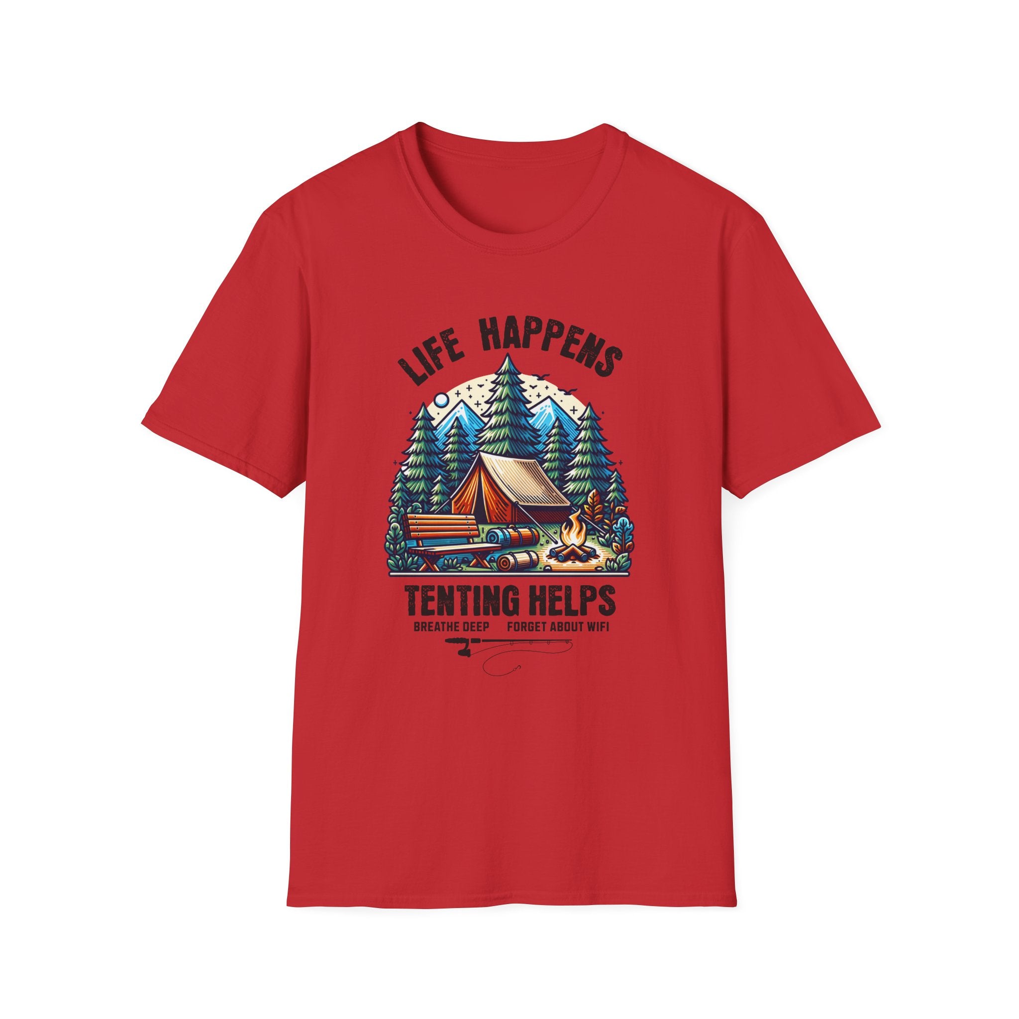 Life Happens,Tenting Helps  T-Shirt