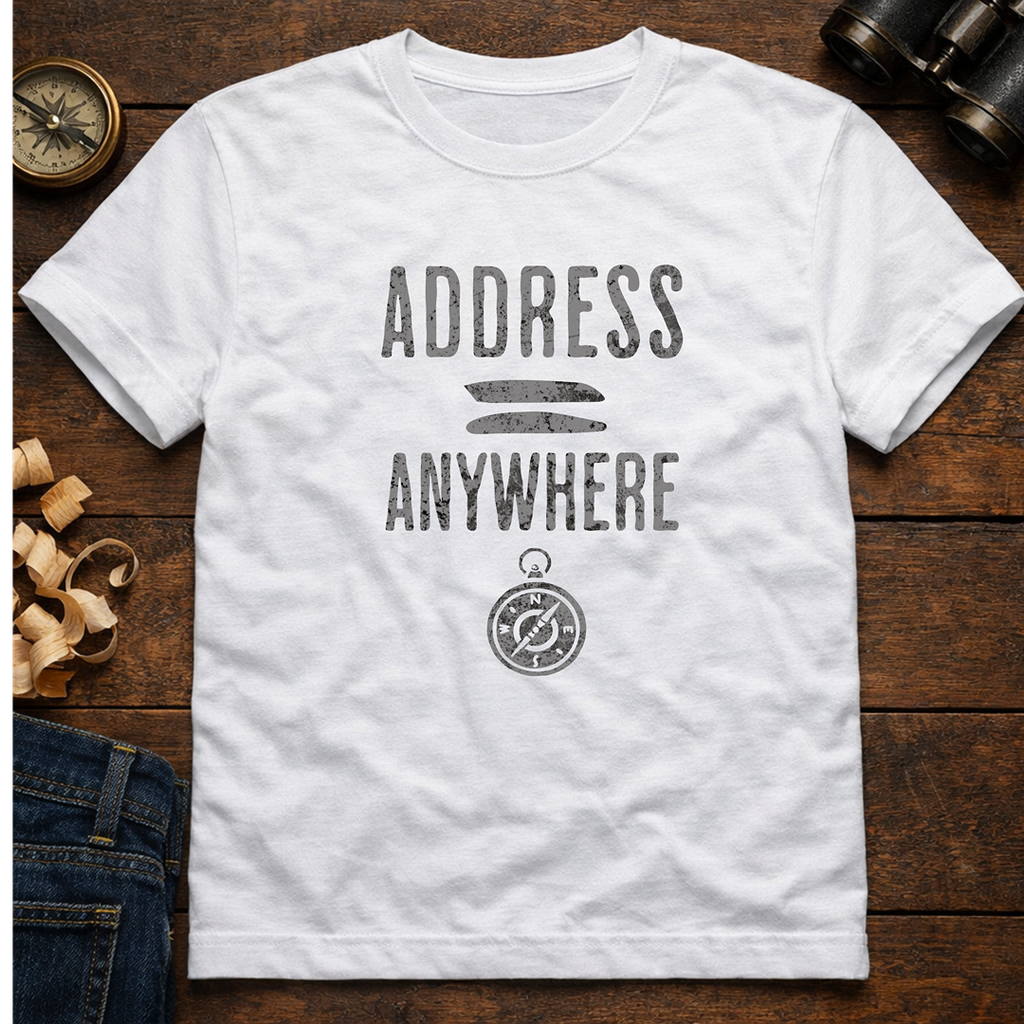 Address = Anywhere  T‑Shirt