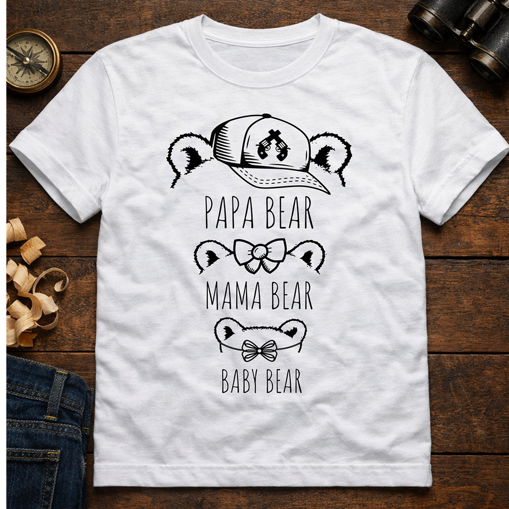 Bear Family Trio T-Shirt