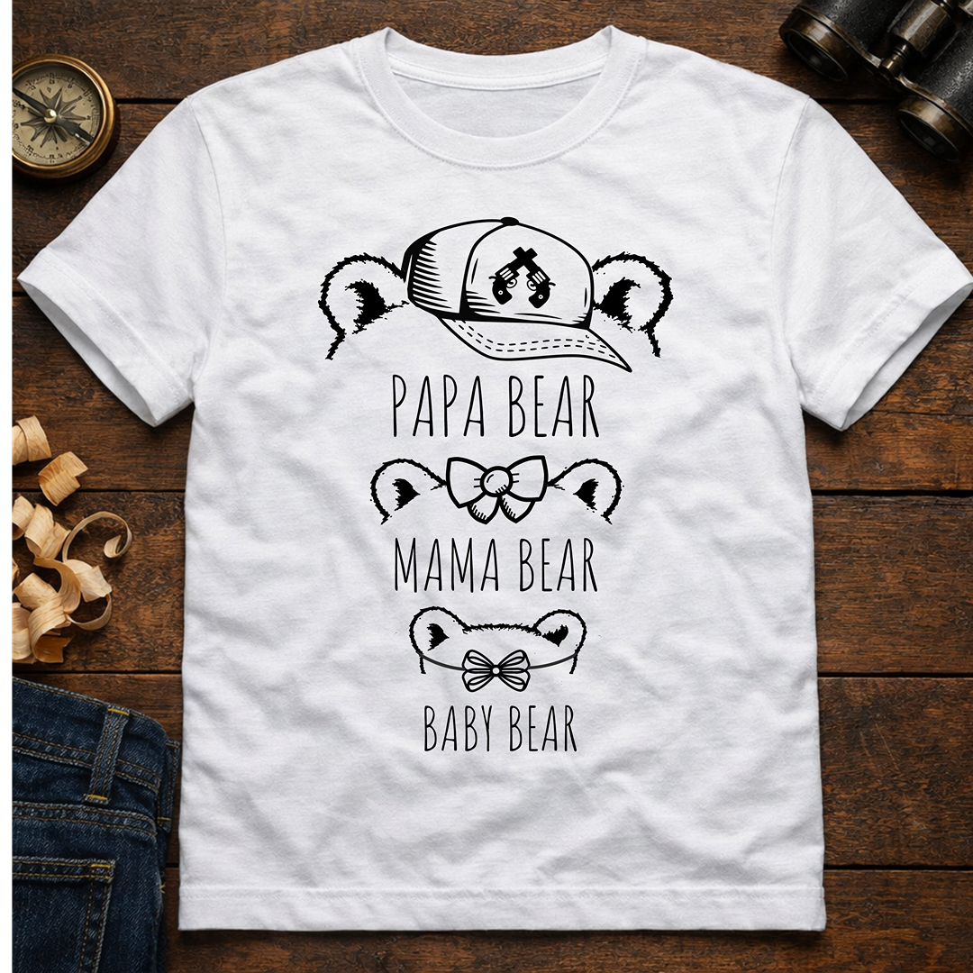 Bear Family Trio T-Shirt