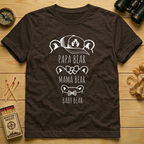 BEAR FAMILY ( WTH on BLK) T-Shirt