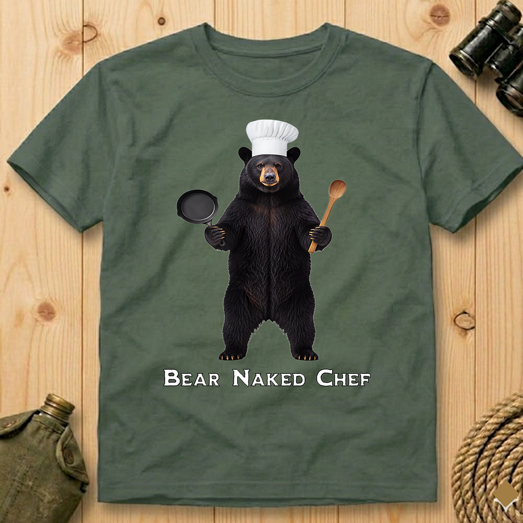 Bear Naked Chef  T-Shirt