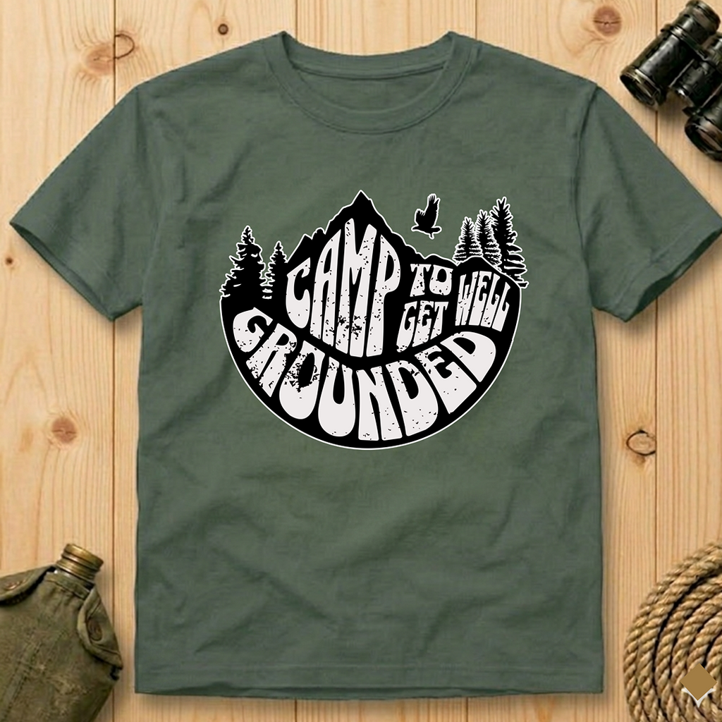 CAMP TO GET WELL GROUNDED  T-Shirt