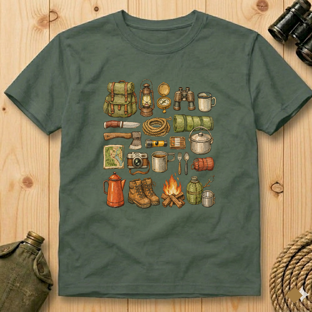 Camping Gear Essentials T-Shirt