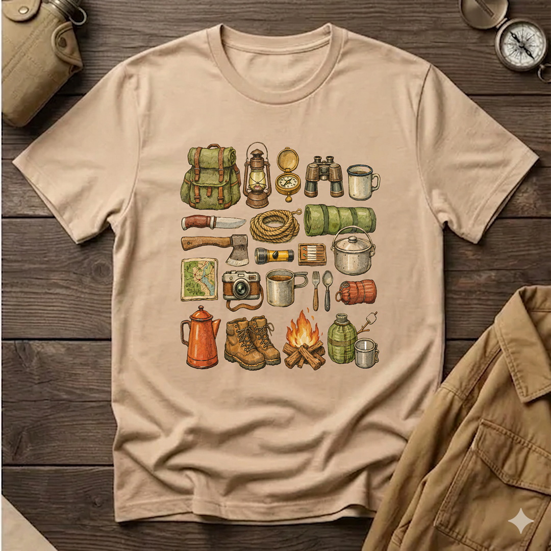 Camping Gear Essentials T-Shirt