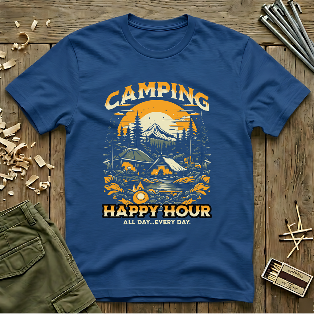 Camping Happy Hour T-Shirt