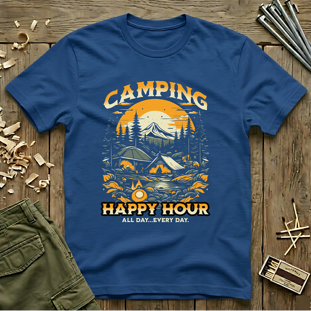 Camping Happy Hour T-Shirt