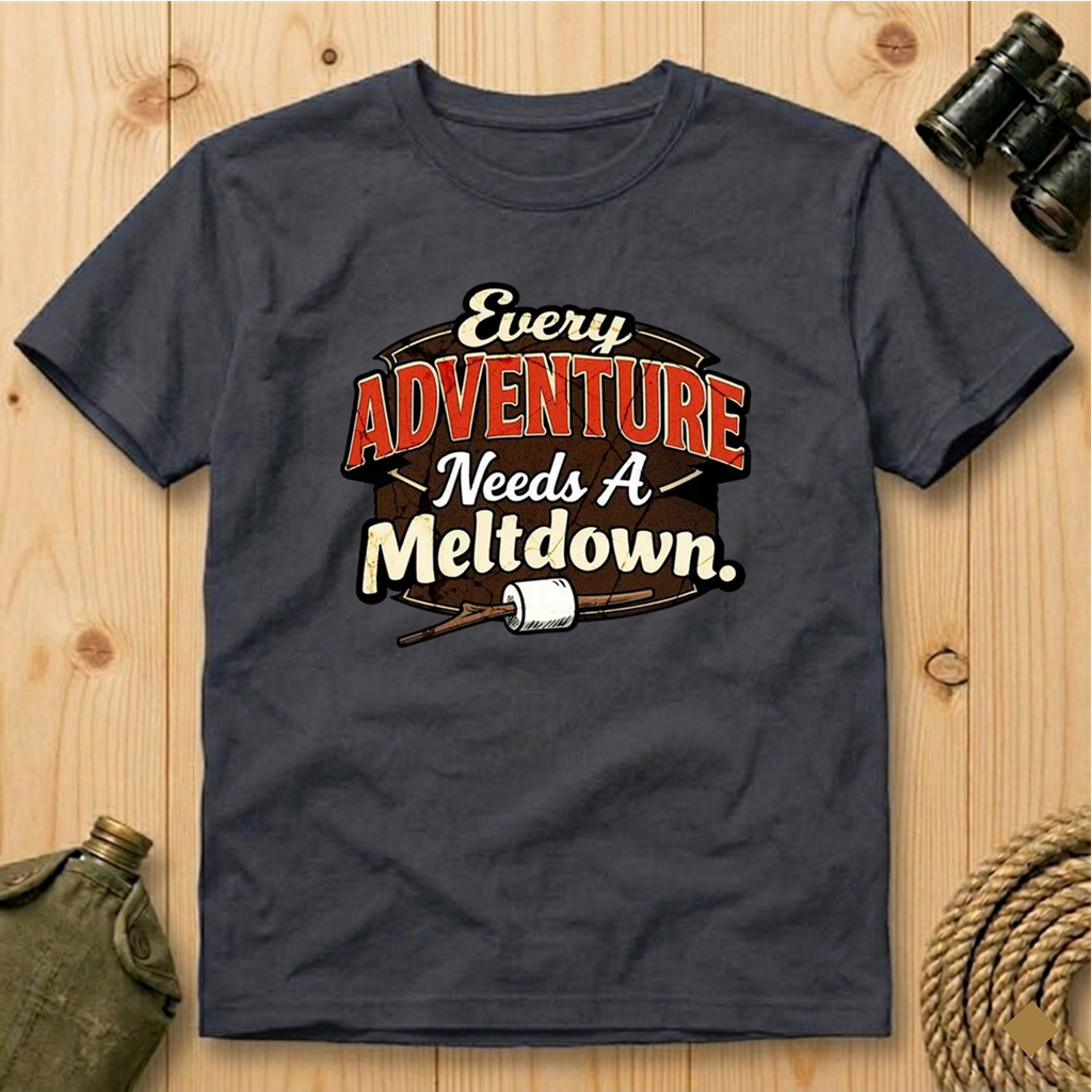 Every Adventure Needs a Meltdown  T-Shirt