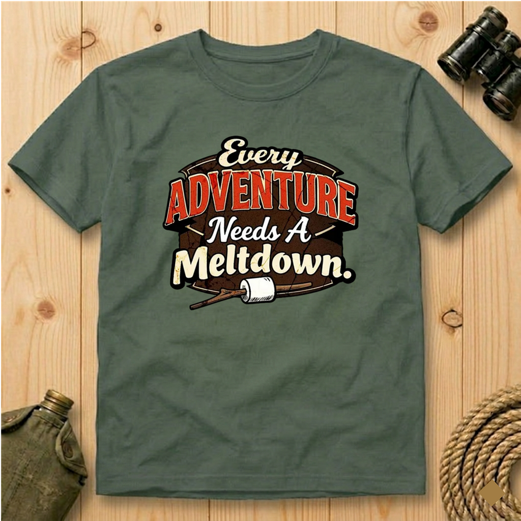 Every Adventure Needs a Meltdown  T-Shirt