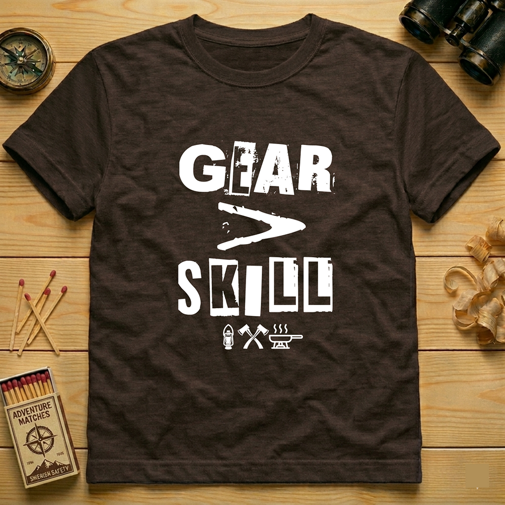 Gear Over Skill  T‑Shirt