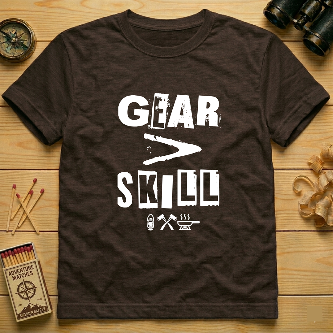 Gear Over Skill  T‑Shirt