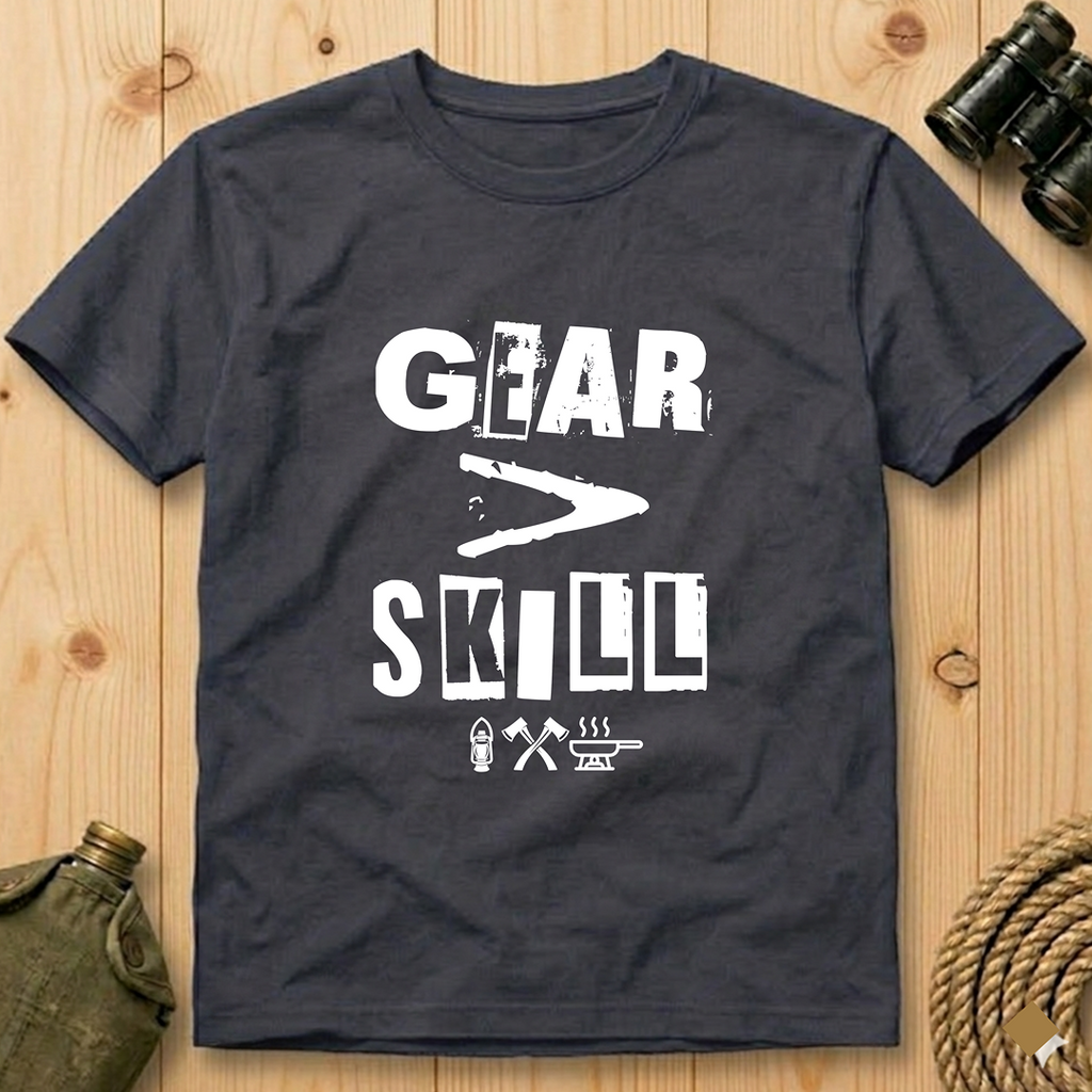 Gear Over Skill  T‑Shirt