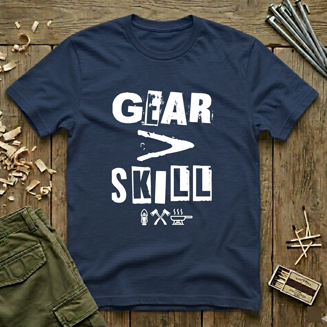 Gear Over Skill  T‑Shirt