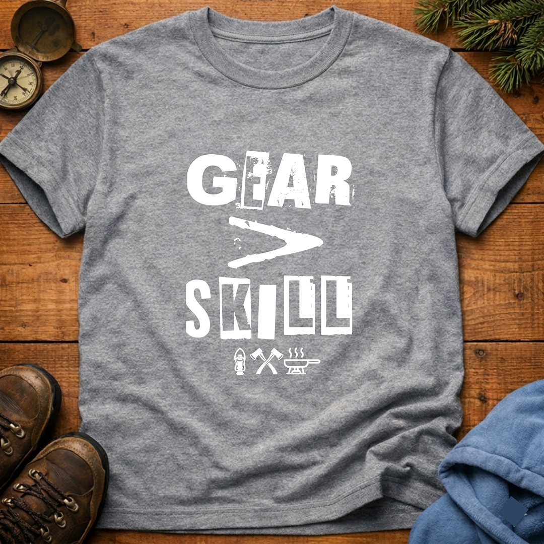 Gear Over Skill  T‑Shirt
