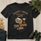 Happy Hour "Fine Wines & Beer"  T-Shirt