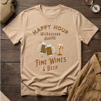 Happy Hour "Fine Wines & Beer"  T-Shirt
