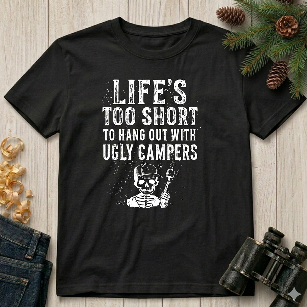 Life's Too Short to Hang Out with Ugly Campers  T-Shirt