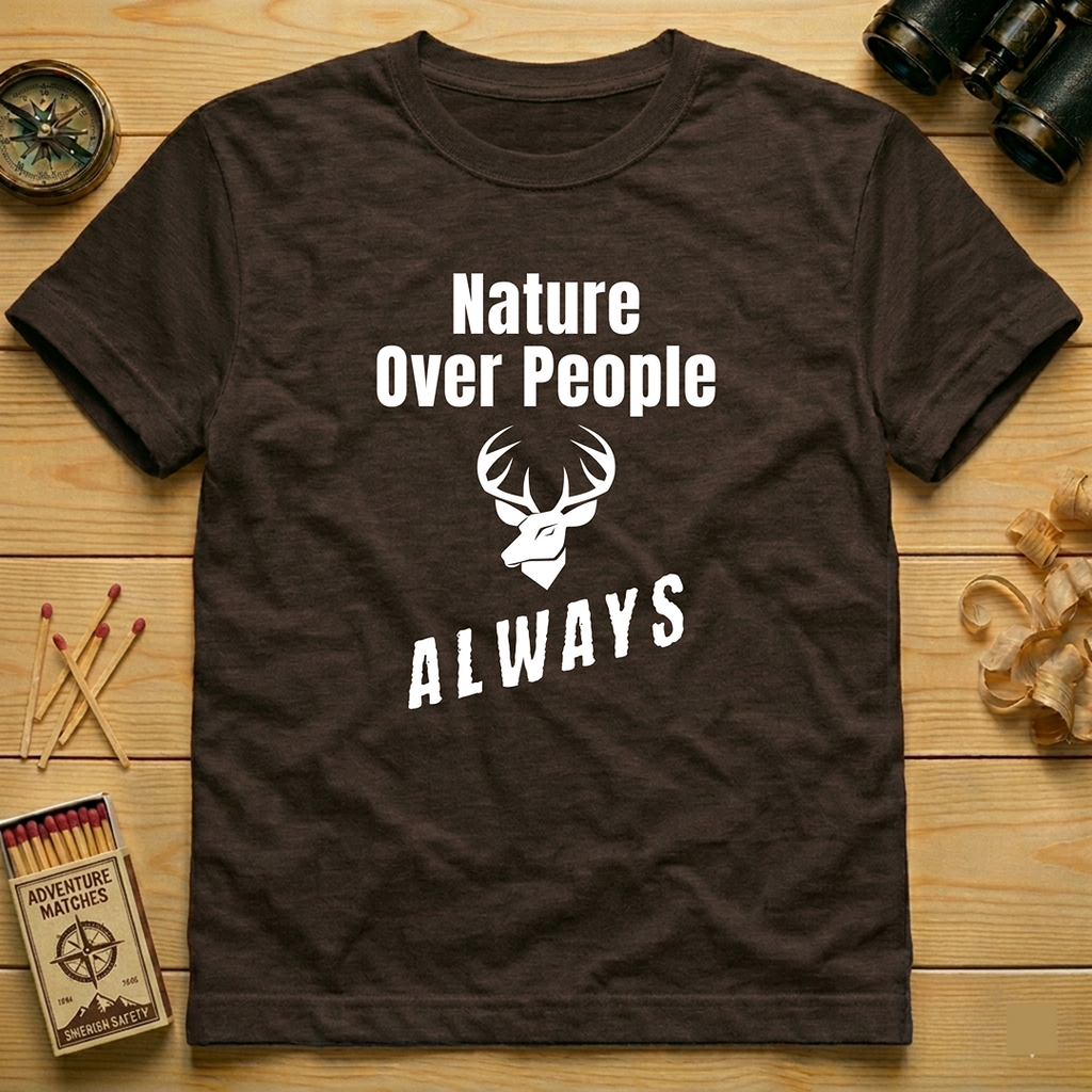 Nature Over People  T‑Shirt