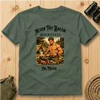Never Fry Bacon Shirtless  T-Shirt