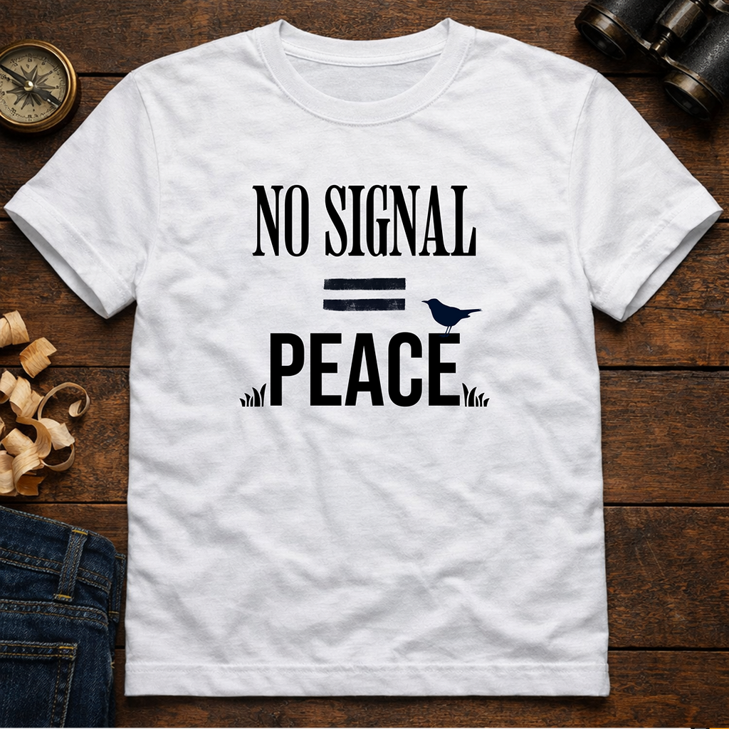 No Signal = Peace T-Shirt