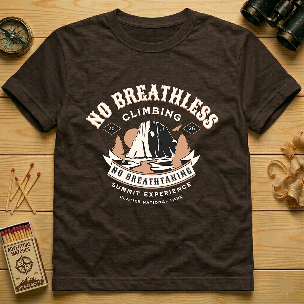 No Breathless Climbing   T-Shirt