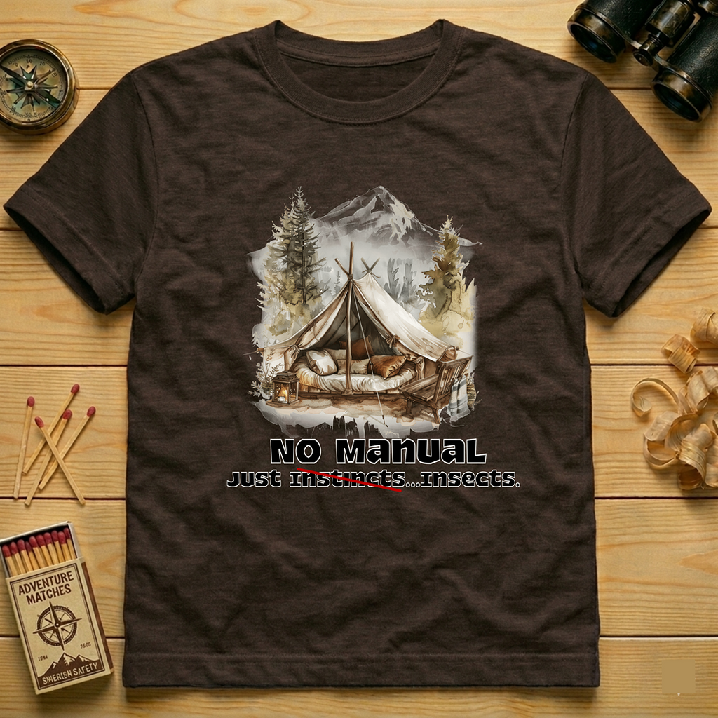 No Manual, Just Instincts  T-Shirt