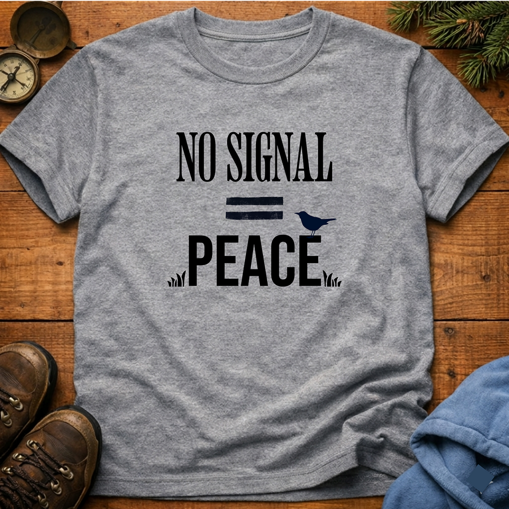 No Signal = Peace T-Shirt