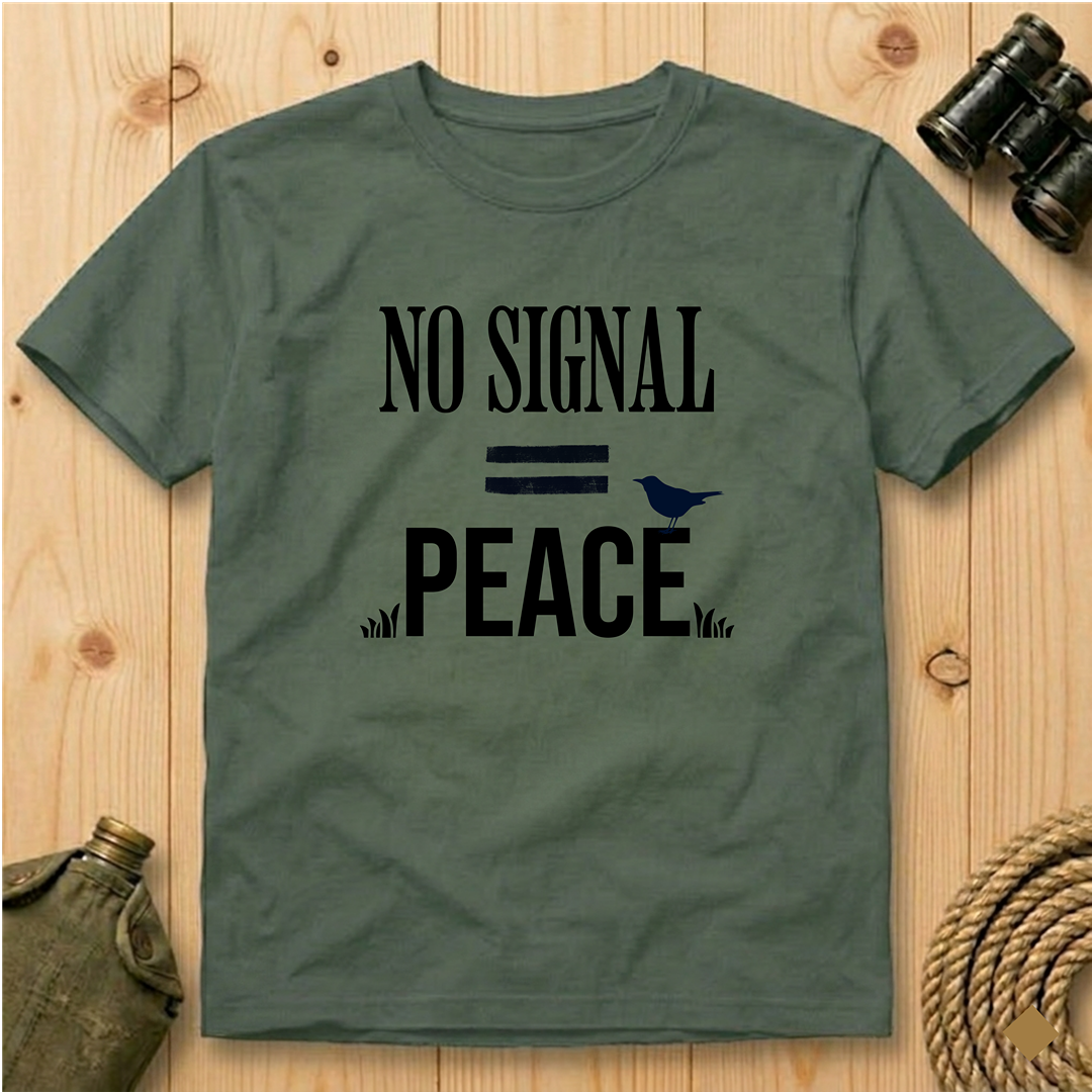 No Signal = Peace T-Shirt